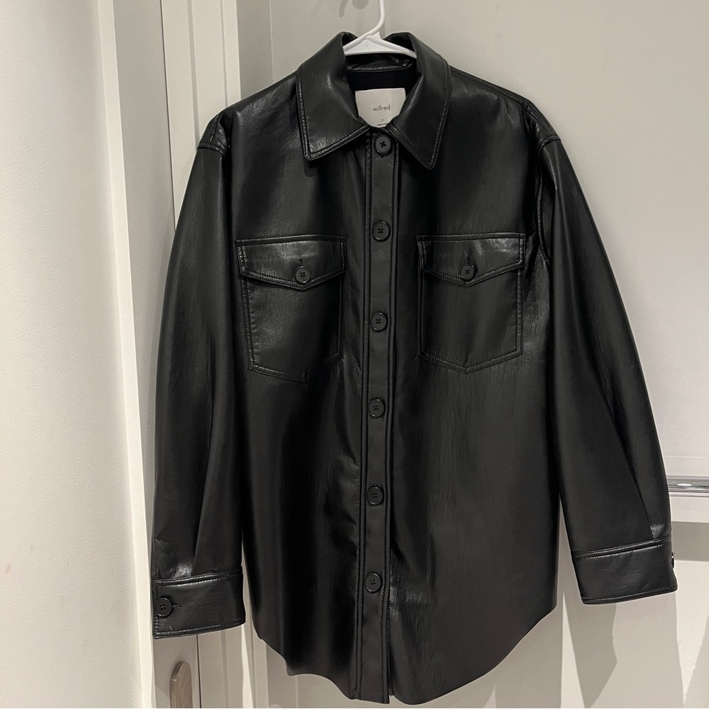 Wilfred Ganna Leather Jacket